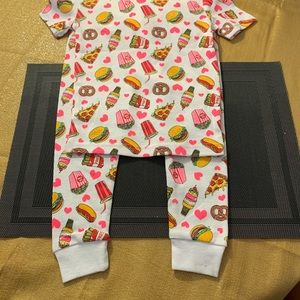 Girl pajama size 4.  2 piece set.